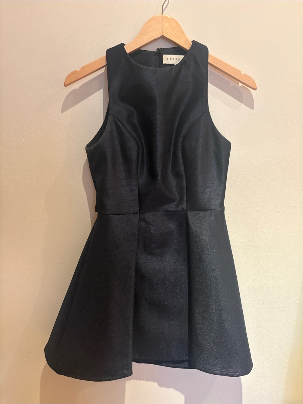 KEEPSAKE the Label Black Sleeveless Fit-and-Flare Tunic Dress